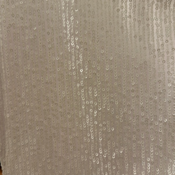 Francesca’s one shoulder white sequin dress - Picture 5 of 6